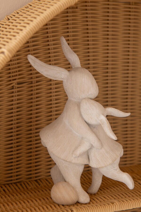 Rabbit Plush Resin Beige (64759) - Easter - Costa Rosa