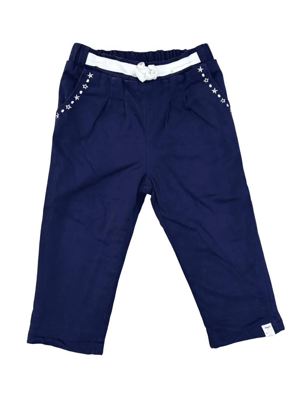 Sergent Major Pantalon doublé polaire bleu marine (24 mois)