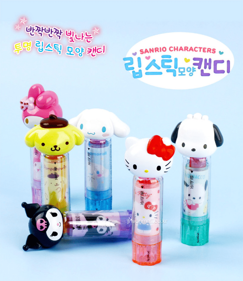 1 Lipstick bonbon Sanrio - 5g - Modèles au Hasard - Produit de Corée