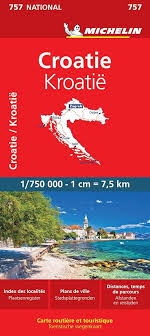 Michelin - Carte -Croatie 757