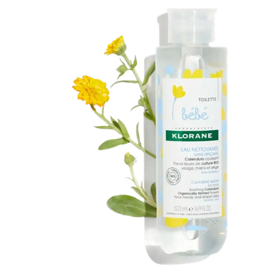 Klorane Bébé Eau Nettoyante Sans Rinçage 500 ml