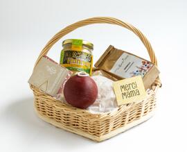 Paniers cadeaux gourmands Graines Miel Bougies