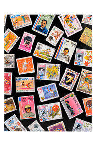 25130E: ALBUM TIMBRES 30,5 x 22,5 SPORT 16p