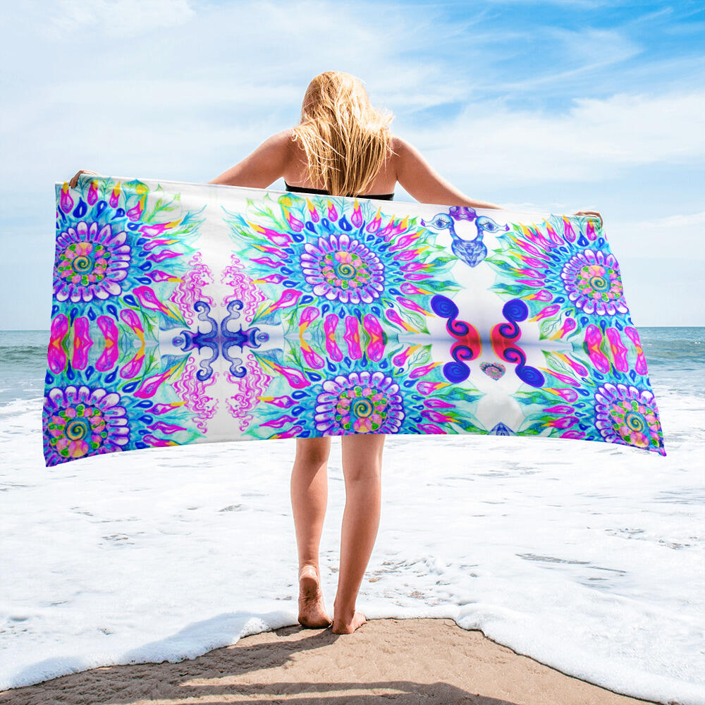 Art Edition Strandtuch: Marshmallow Bubbles