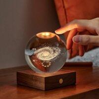 G025GA: Amber Crystal Light 3D Laser Laser Galaxy