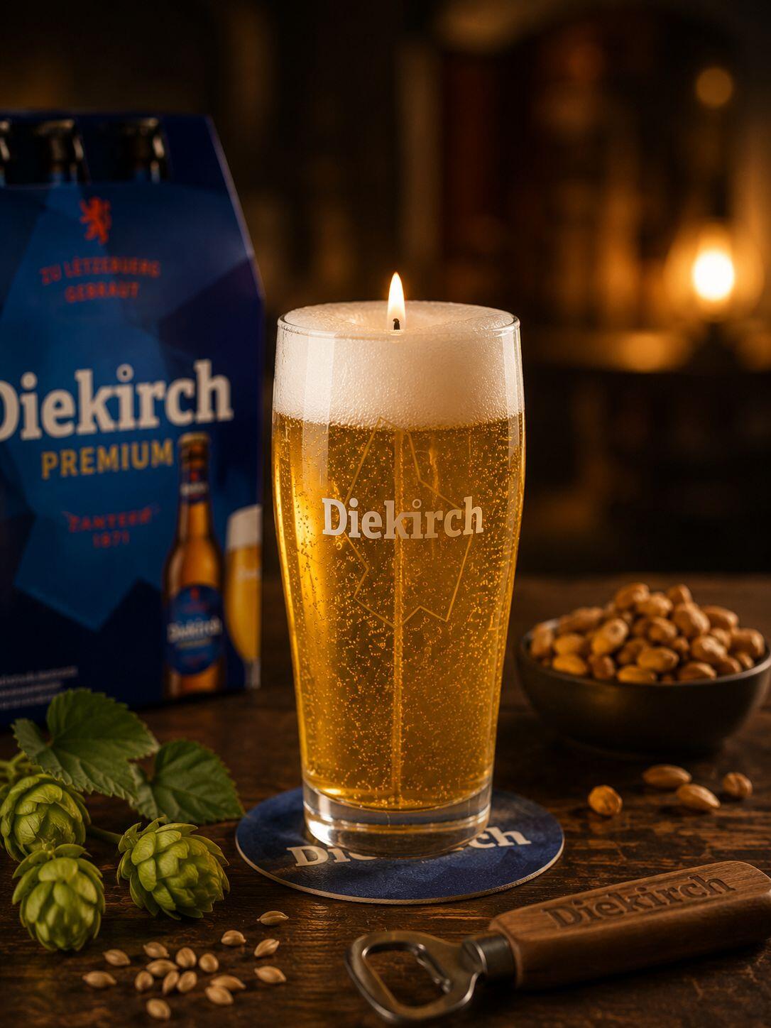 Bierkerze "Mini" 50cl - Diekirch
