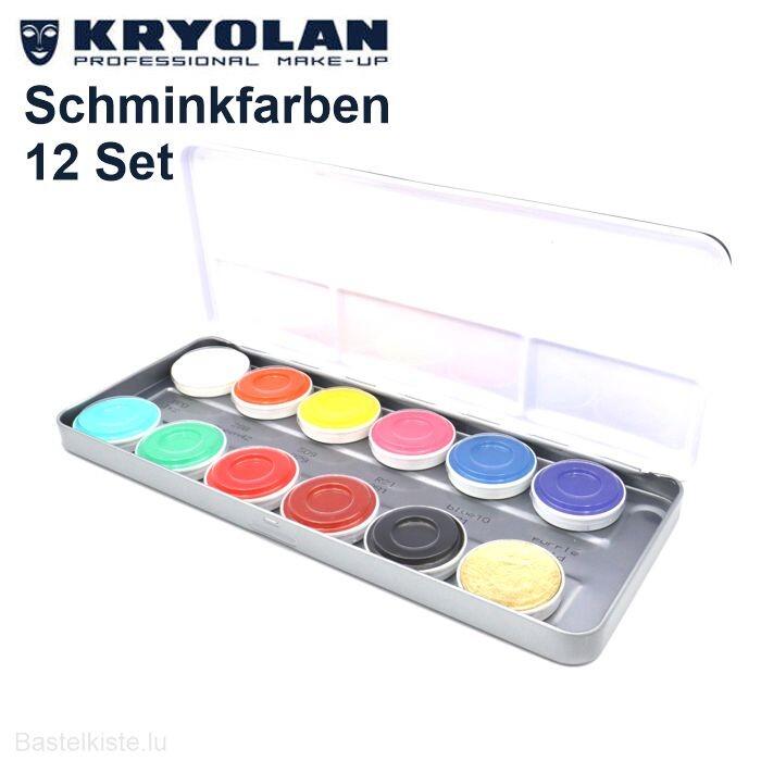 Kryolan Aquacolor Palette 24 Colors