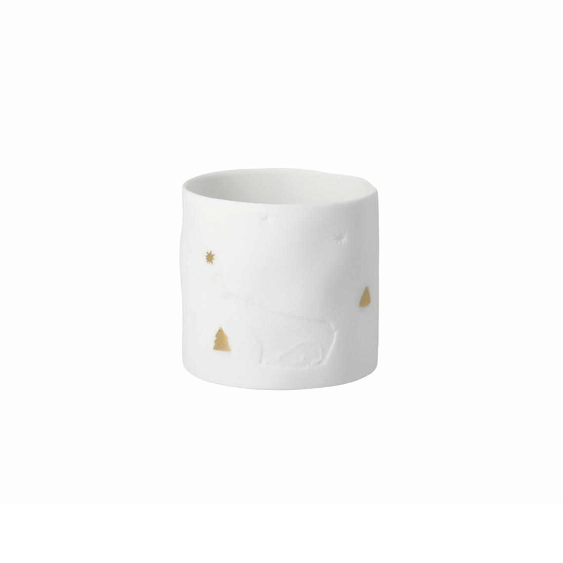 Tea light - Polar bear (Diameter 7 cm, Height 6.5 cm)