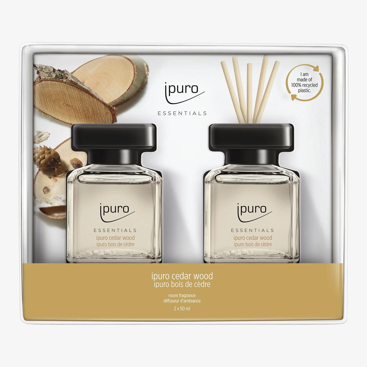 Ipuro Room fragrance Essentials 2x50ml cedar wood