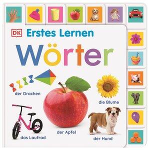 Wörter Pappbilderbuch mit Griff-Register, Erstes Lernen