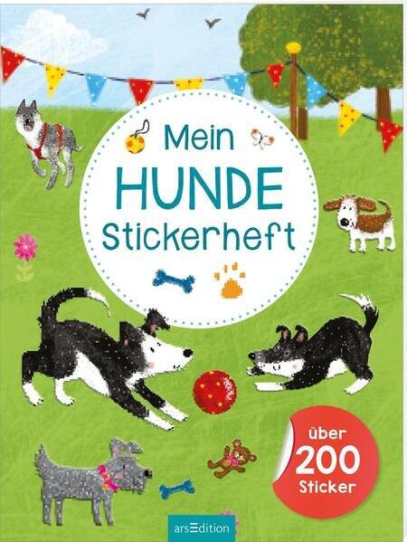 Mein Hunde-Stickerheft Über 200 Sticker mit Szenen. Stickerbuch - Softcover mit Stickerbögen - ab 4 J.