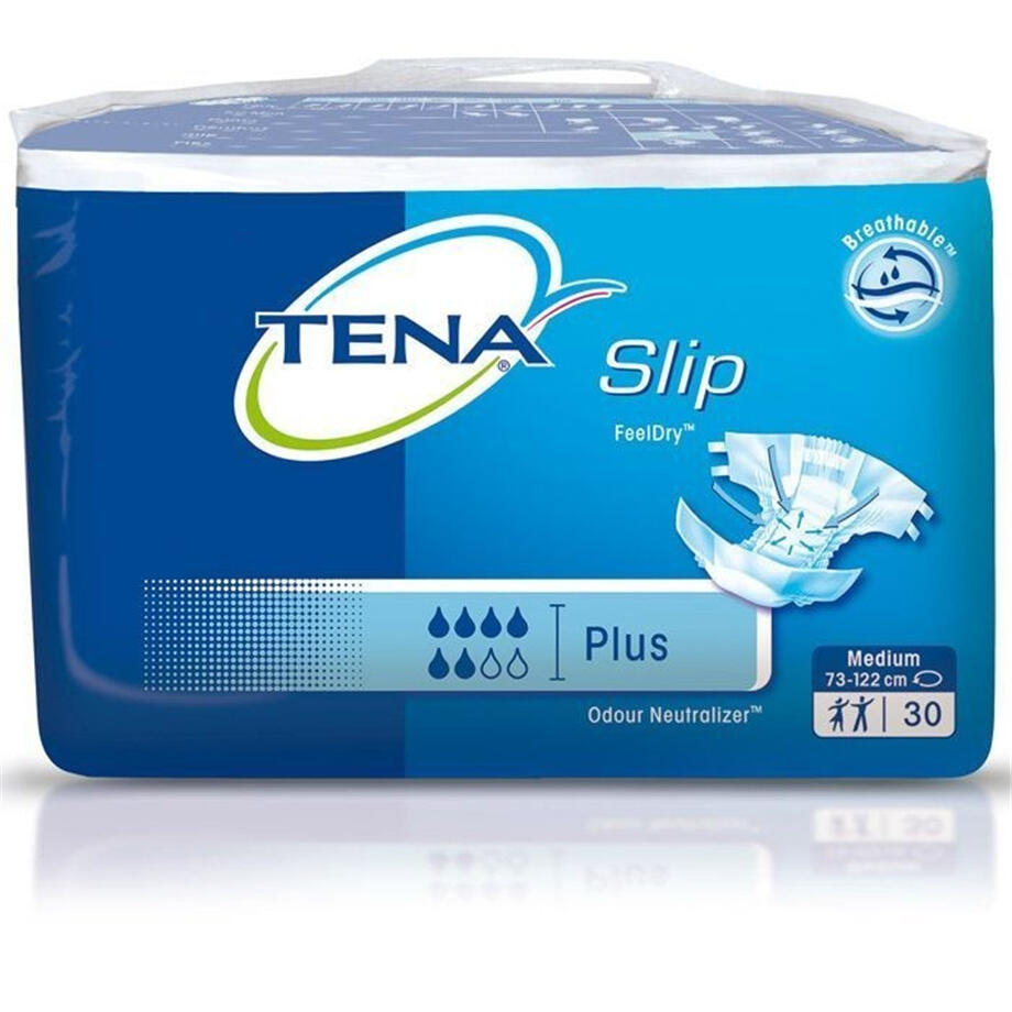 TENA Slip Plus Bleu, Taille L,  30 pieces