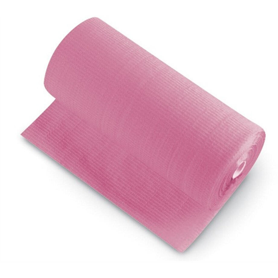 Bavoirs pour patients Monoart en plastique/papier - rouleau de 80 pieces pink, 61 x 53 cm
