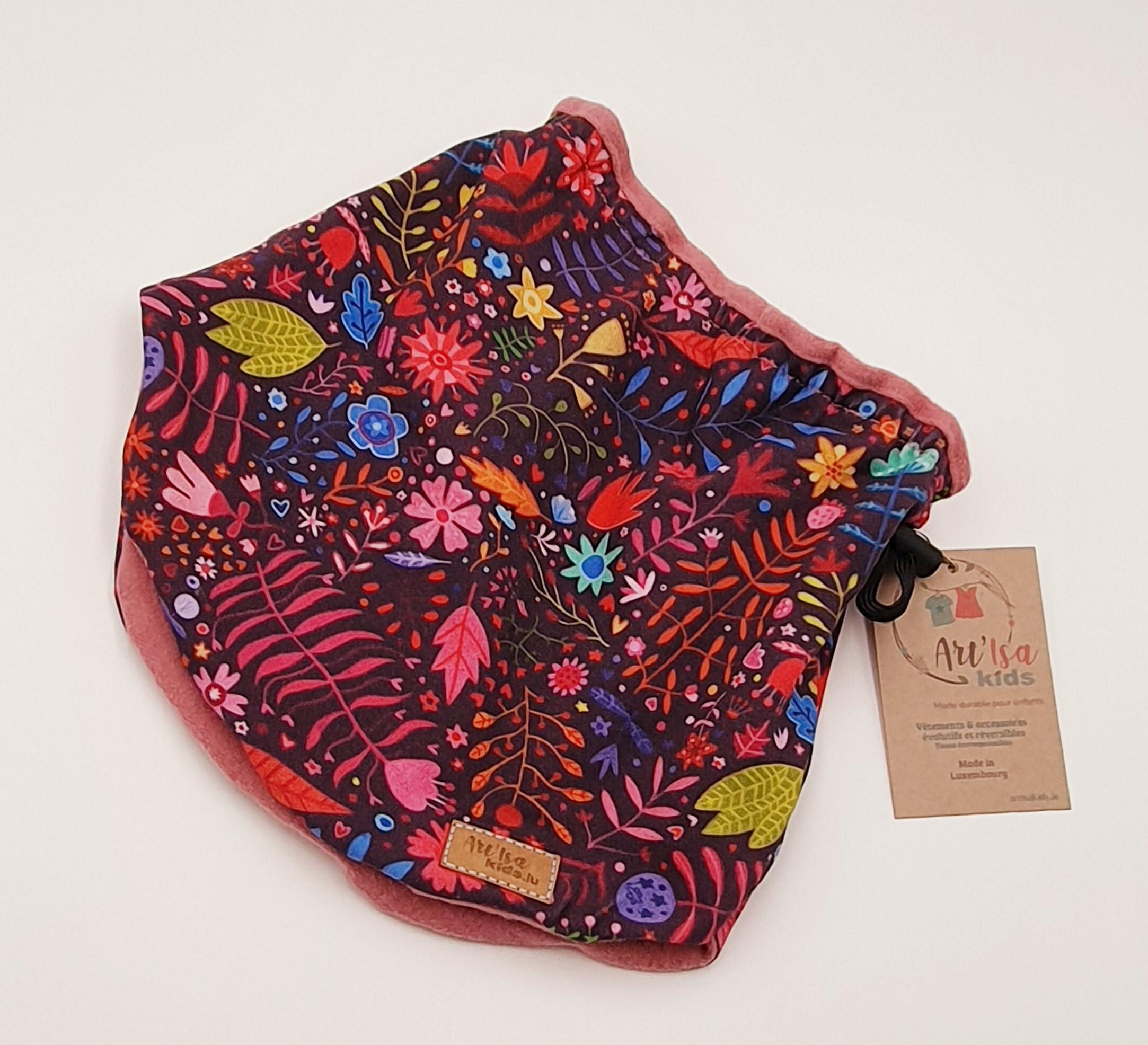 Unisex-Wendekragen "Herbstblumen".