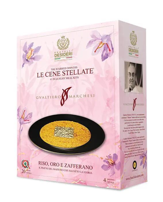 DIE STERNEMENÜS – GOLDENER REIS & SAFRAN – Eine Signatur der italienischen MasterChef‑Köche