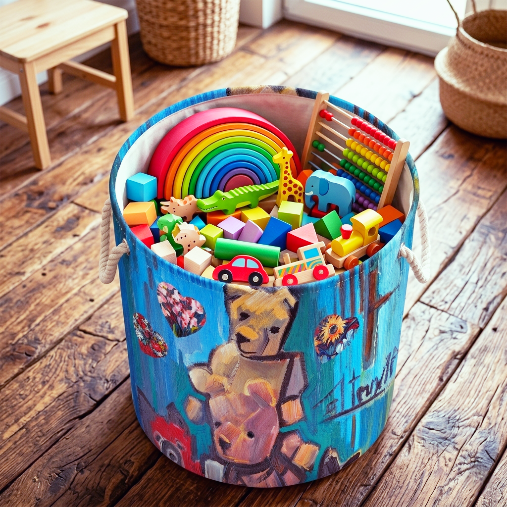 Sac à jouets / Panier à linge fait à la main Art Edition : Dreamland