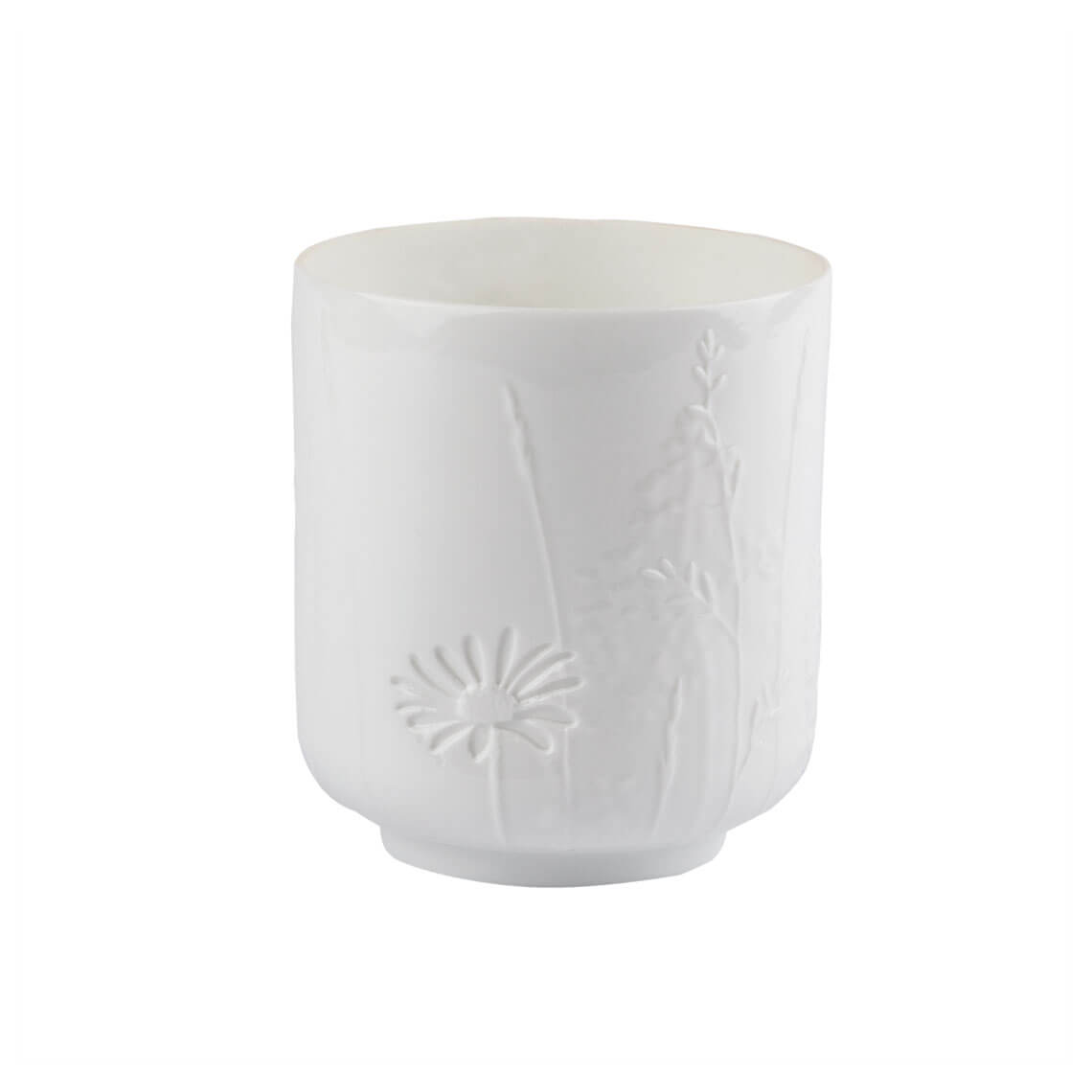 Vase à motif structuré (Ø9 × 10 cm)