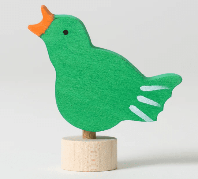 Grimms Steckfigur singender Vogel