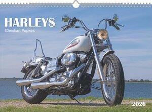 Popkes, Christian: Harleys 2026 Maße (B/H): 42 x 29,5 cm, Fotokalender