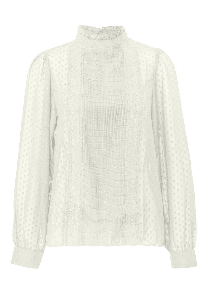 Transparente Chiffonbluse