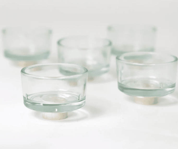 Grimms Glass Tealight Holder, 5-pack