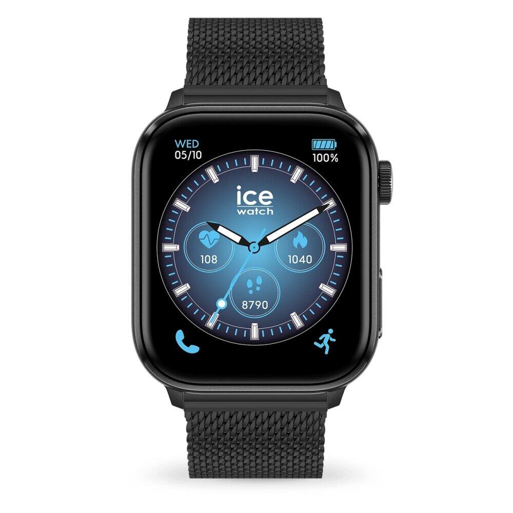 Ice Watch - 024300 - Smartwatch - Hommes - Ice Smart 3.0 Rectangular 1.78 Black/Milanese
