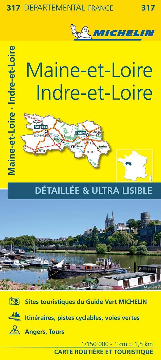 Michelin - Carte -Maine-et-Loire 317
