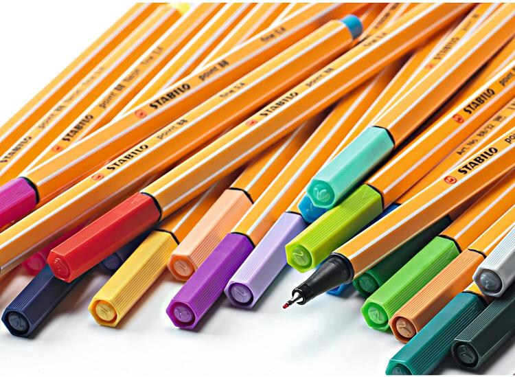 Pochette 10 stylos bille Staedtler pointe moyenne