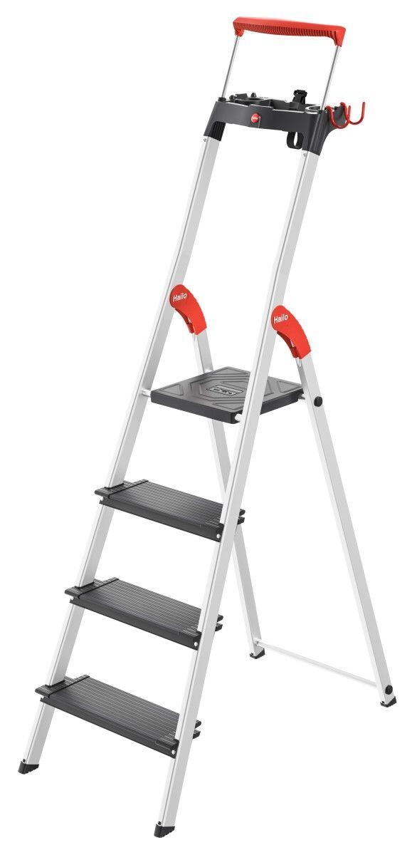 HAILO L100 TopLine Alu-Stehleiter 4 stufen
