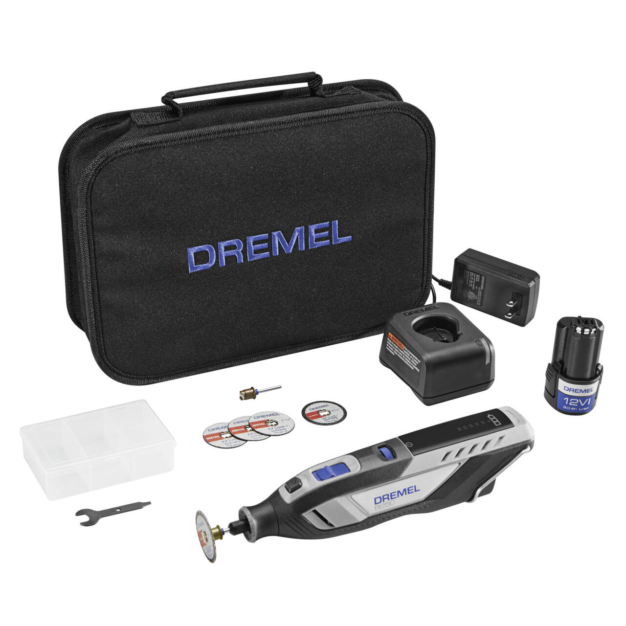 Dremel multitool sans fil 8250-5, 12 V 2 Ah, avec 5 accessoires