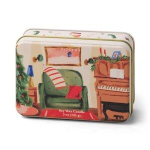 CT0505EU: Christmas Tin 5oz/141g Christmas Village - Gingerbread & Vanilla