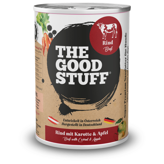 Rind mit Karotte & Apfel