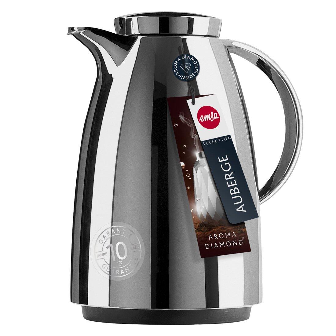 EMSA 623151600 Auberge Isolierkanne Silber 1.5 L