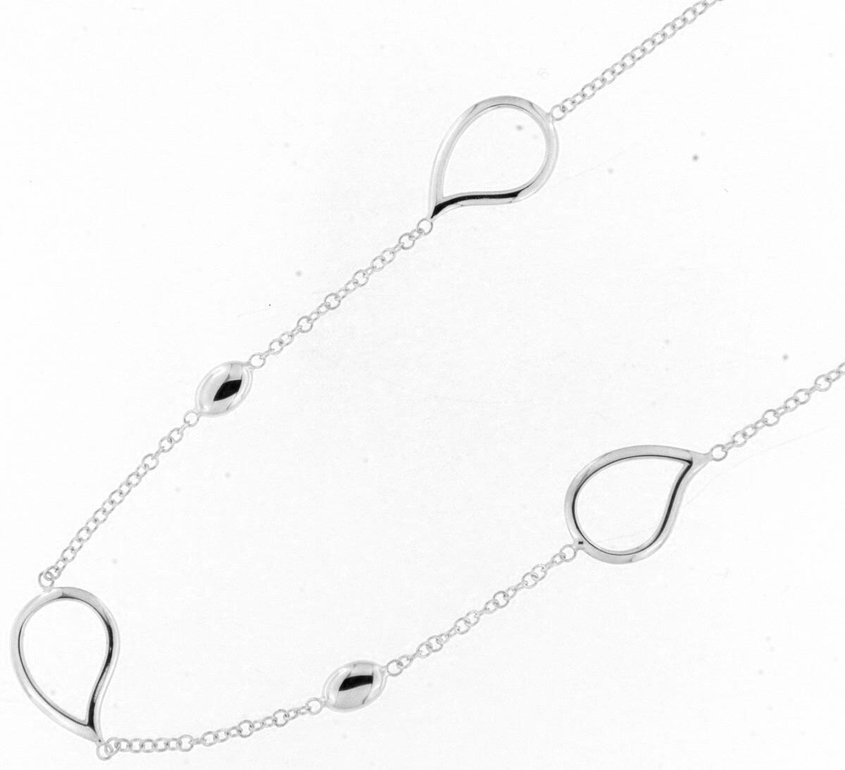 Collie Kette 45 cm Weißgold 18K