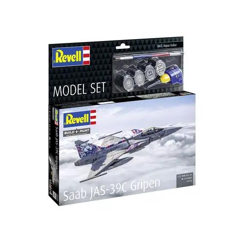 Kit de maquette Saab JAS-39C Gripen, kit de montage Revell avec accessoires de base