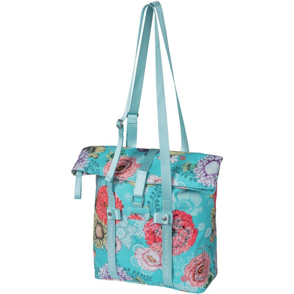 Bike bag Basil Bloom Field Shopper 20-liter 30 x 15 x 38 cm - sky blue