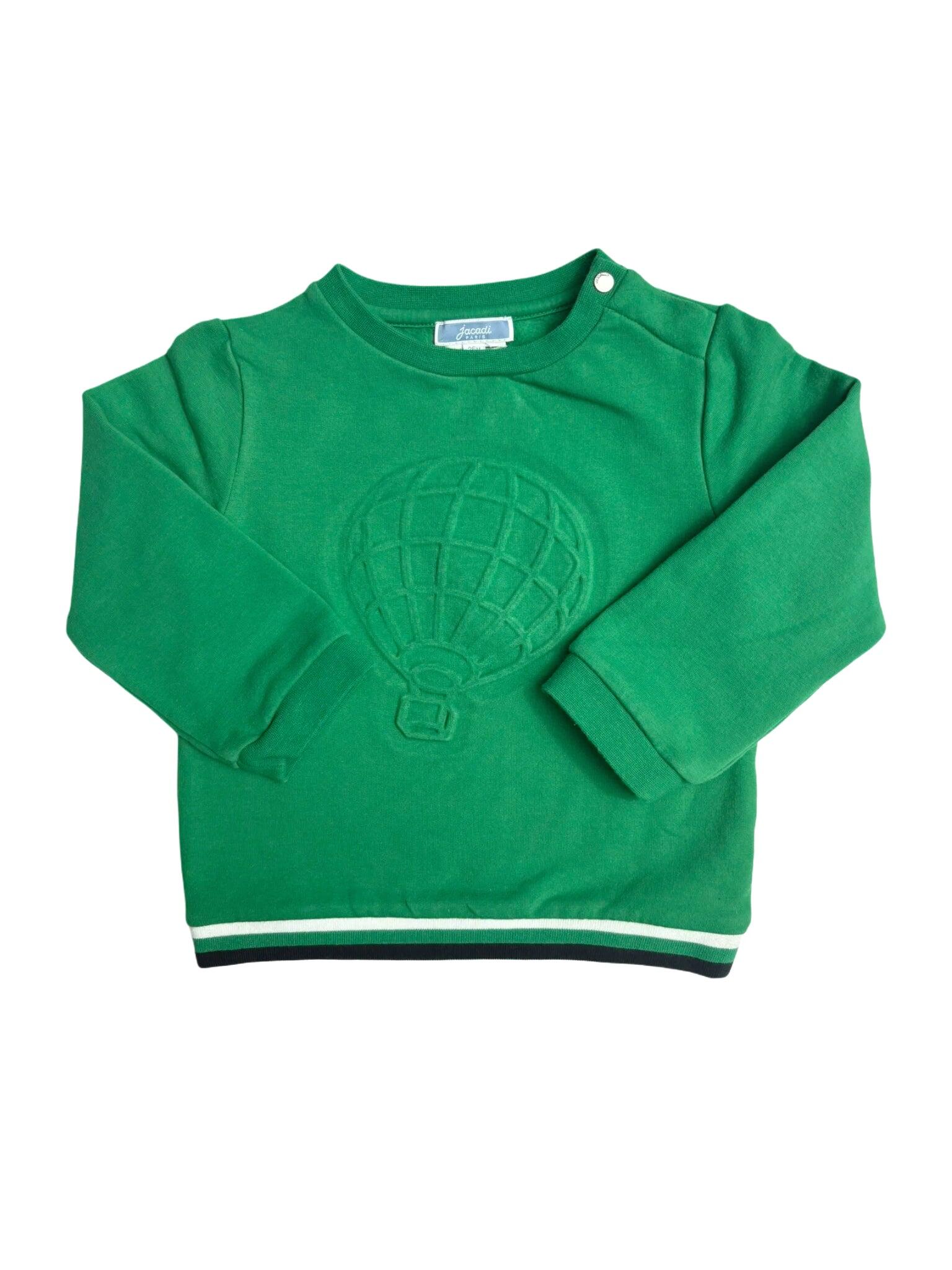 Jacadi sweat-shirt vert (3Y / 96)