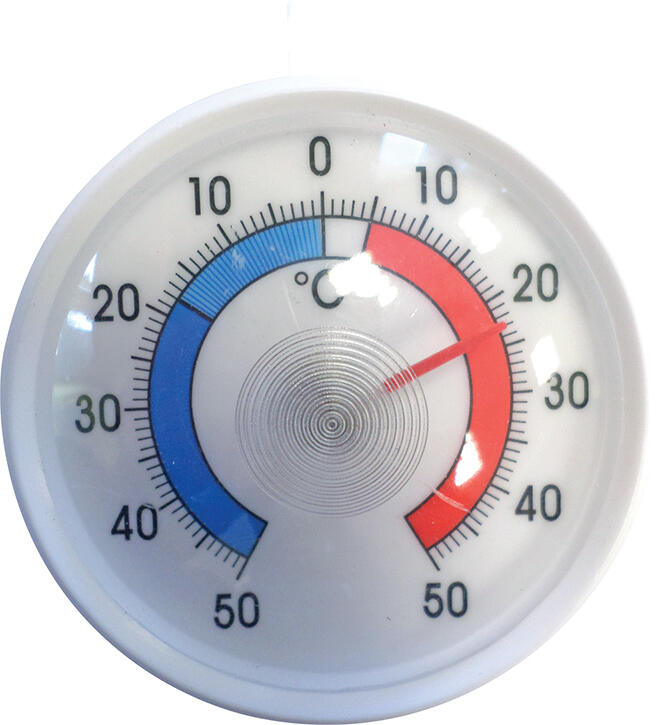 Thermomètres et minuteurs : thermometre frigo cadran plast
