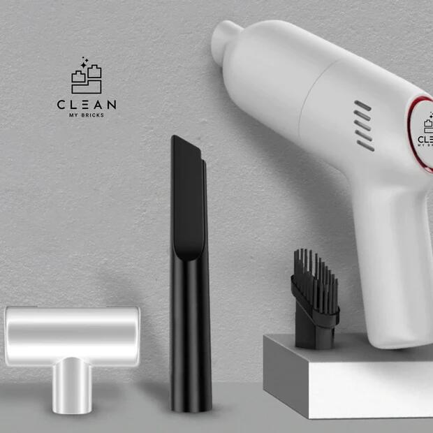 Mini aspirateur pour dépoussiérer et nettoyer votre ensemble (blanc)