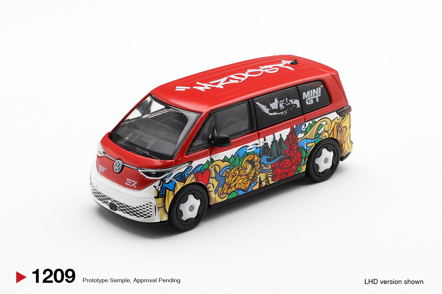 Mini GT - #MGT01209-L - Volkswagen VW ID.Buzz - Mizu Design - 1/64