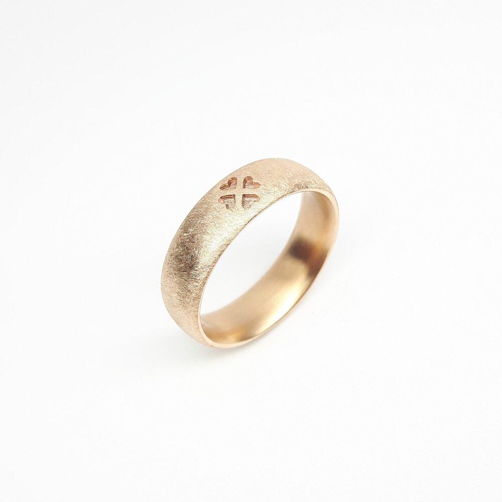 "hearts", Ring 18kt Rotgold.