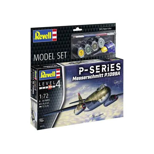 Kit de maquette Messerschmitt P.1099A - P-Series, Revell kit de maquette avec accessoires de base