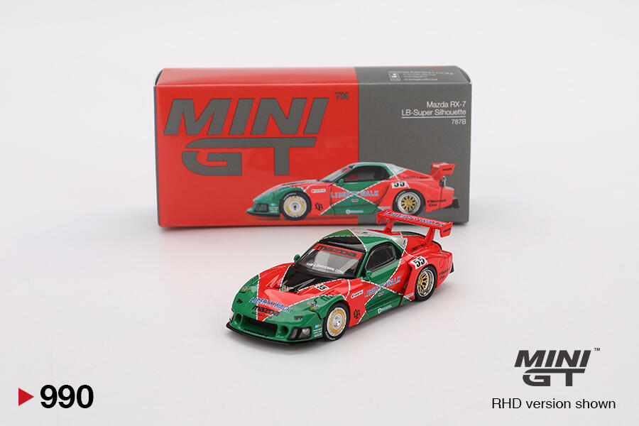 ÖN SATIŞ) Mini GT 1/64 MAZDA RX-7 LB-Super Silhouette Liberty Walk