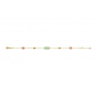 Armband 16,5+2 cm 18K Gelbgold mit Tamzulite