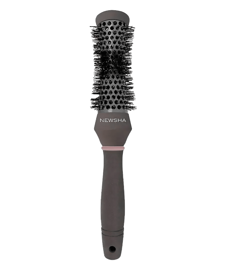 Newsha Deluxe Round Brush , grau, 33mm