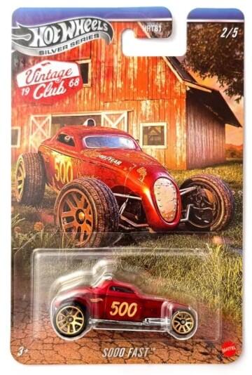 Hot Wheels Silver Series - # HRT81 JKY32 - Tellement rapide - Vintage Club - échelle 1:64