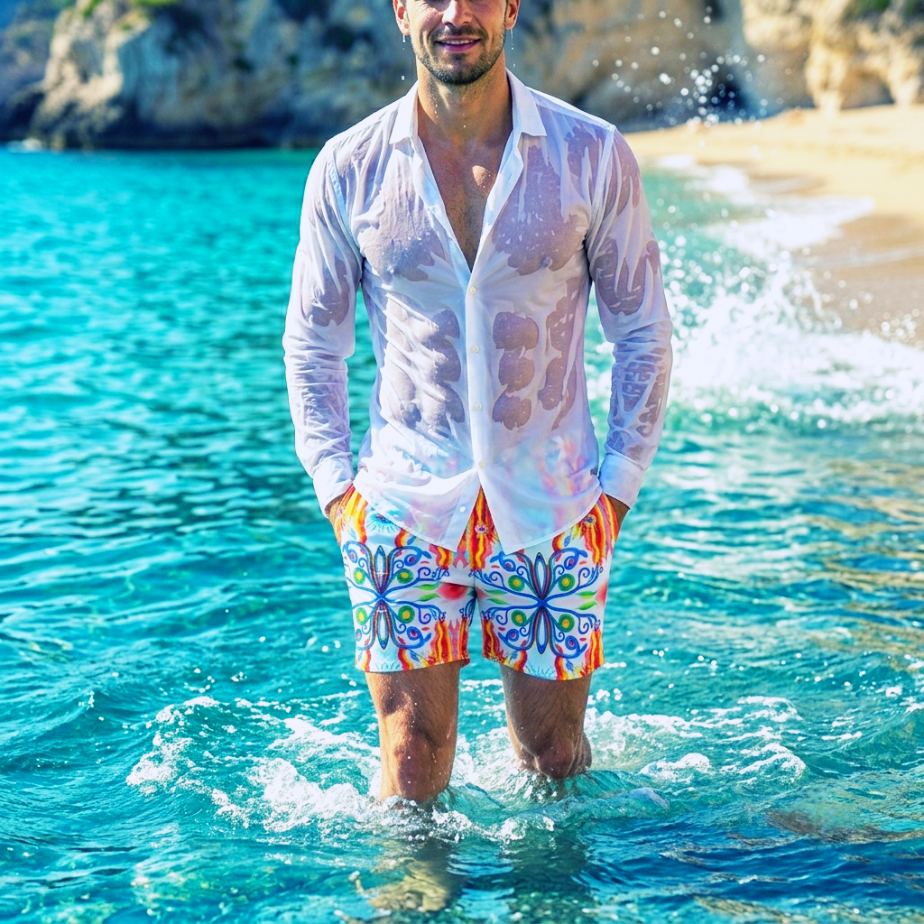 Herren Badeshorts: CreArt