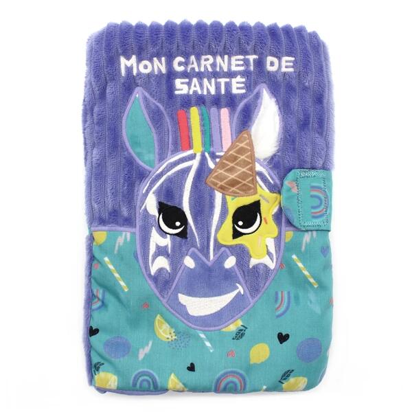 Schutzhülle für das Gesundheitsbuch: Kiprokos das Zebra