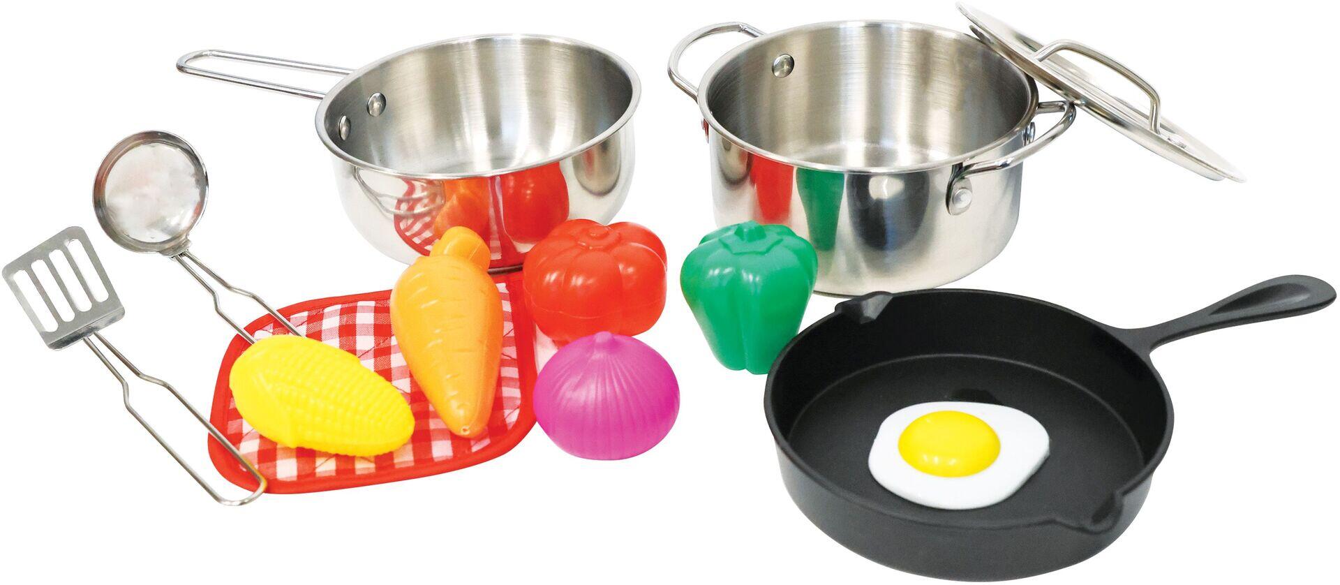 SMK stainless steel pot set - 13-piece - SPIELMAUS