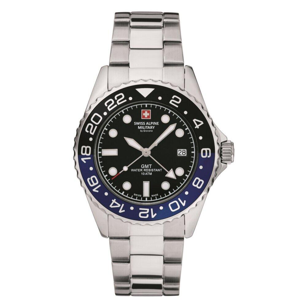 Swiss Alpine Military - 7052.1132 - Montre-bracelet - Pour homme - Quartz - Master Diver GMT